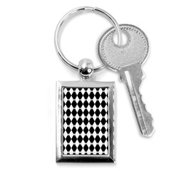 Fabric Pattern Seamless Pattern Vintage Thai Pattern Key Chain (rectangle) by Ravend