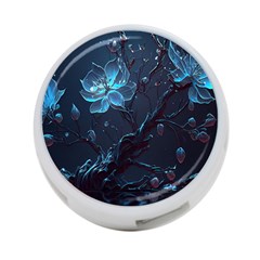 Ai Generated Cherry Blossom Blossoms Art 4-port Usb Hub (one Side) by Ravend