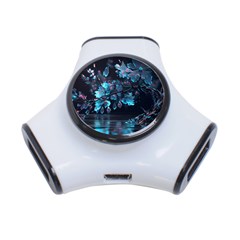 Ai Generated Cherry Blossom 3-port Usb Hub by Ravend