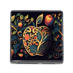 Ai Generated Apple Foliage Memory Card Reader (square 5 Slot) by Ravend
