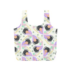 Pattern Pastel Drawing Art Full Print Recycle Bag (s) by Ravend