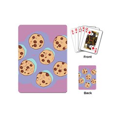 Cookies Chocolate Chips Chocolate Cookies Sweets Playing Cards Single Design (mini) by Ravend