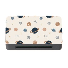 Space Planets Art Pattern Design Wallpaper Memory Card Reader With Cf by Ravend