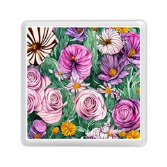 Budding And Captivating Flowers Memory Card Reader (square) by GardenOfOphir