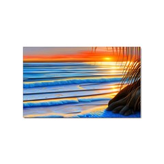 Tropical Sunset Sticker Rectangular (10 Pack) by GardenOfOphir