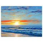 Reflecting On A Perfect Day Premium Plush Fleece Blanket (Extra Small) 40 x30  Blanket Front