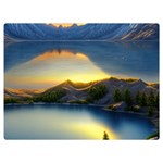 Crimson Sunset Premium Plush Fleece Blanket (Extra Small) 40 x30  Blanket Front
