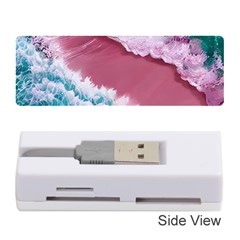 Ocean Waves In Pink Memory Card Reader (stick) by GardenOfOphir