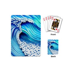 Blue Water Reflections Playing Cards Single Design (mini) by GardenOfOphir