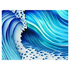 Blue Water Reflections Premium Plush Fleece Blanket (extra Small) by GardenOfOphir