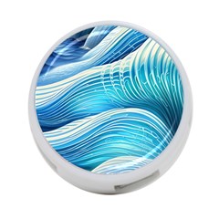 Sea Of Blue 4-port Usb Hub (one Side) by GardenOfOphir