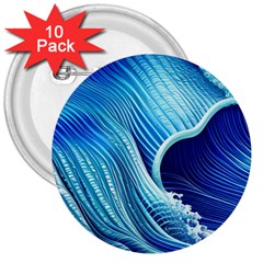 Wave 3  Buttons (10 Pack)  by GardenOfOphir