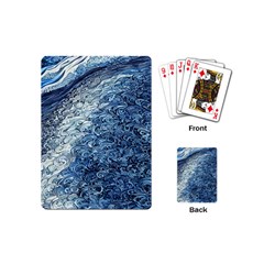 Waves Of The Ocean Playing Cards Single Design (mini) by GardenOfOphir
