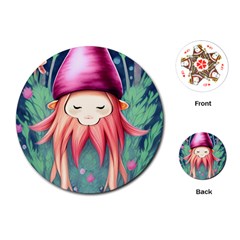 Toadstool Necromancy Mojo Playing Cards Single Design (round) by GardenOfOphir