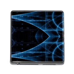 Technology Digital Business Polygon Geometric Memory Card Reader (square 5 Slot) by Ravend