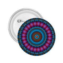 Mandela Kaleidoscope Squares Geometric Shapes 2 25  Buttons by Ravend