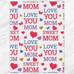 Love Mom Happy Mothers Day I Love Mom Graphic Canvas 36  X 48  by Ravend