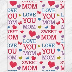 Love Mom Happy Mothers Day I Love Mom Graphic Canvas 11  X 14  by Ravend