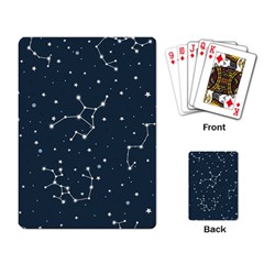 Constellation Stars Art Pattern Design Wallpaper Playing Cards Single Design (rectangle) by Ravend