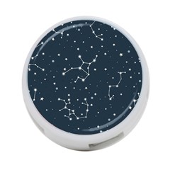Constellation Stars Art Pattern Design Wallpaper 4-port Usb Hub (one Side) by Ravend