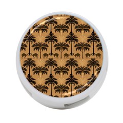 Ai Generated Camels Palm Trees Pattern 4-port Usb Hub (one Side) by Ravend