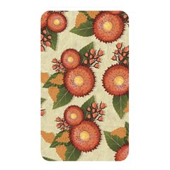Flowers Leaves Pattern Flora Botany Drawing Art Memory Card Reader (rectangular) by Ravend