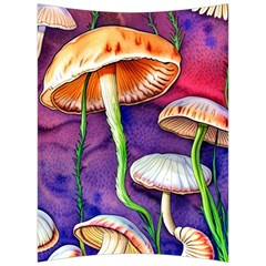 Foraging Mushroom Garden Back Support Cushion by GardenOfOphir