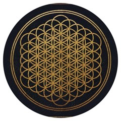 Horizon Sempiternal Bring Abstract Pattern Round Trivet by Jancukart