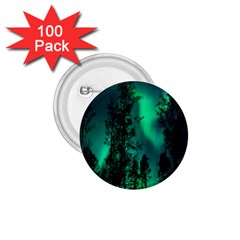 Aurora Northern Lights Celestial Magical Astronomy 1 75  Buttons (100 Pack)  by Jancukart
