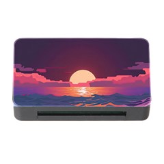 Sunset Ocean Beach Water Tropical Island Vacation 5 Memory Card Reader With Cf by Pakemis