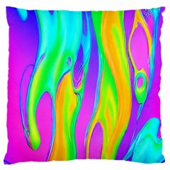 Fluid Background - Fluid Artist - Liquid - Fluid - Trendy Standard Premium Plush Fleece Cushion Case (one Side) by GardenOfOphir