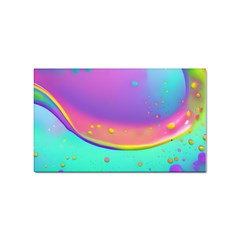 Liquid Art Pattern - Fluid Background Sticker Rectangular (10 Pack) by GardenOfOphir