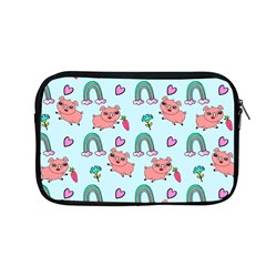 Pigs Pattern Art Design Drawing Sketch Wallpaper Apple Macbook Pro 13  Zipper Case by Wegoenart