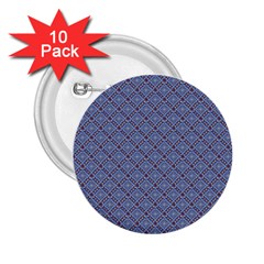 Blue Diamonds 2 25  Buttons (10 Pack)  by Sparkle