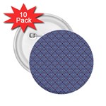 Blue Diamonds 2.25  Buttons (10 pack)  Front