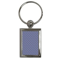 Blue Diamonds Key Chain (rectangle) by Sparkle