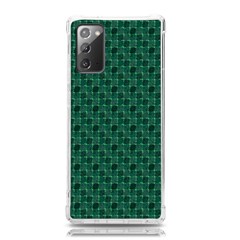 Green Pattern Samsung Galaxy Note 20 Tpu Uv Case by Sparkle