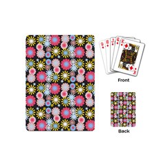Pretty Flowers Playing Cards Single Design (mini) by GardenOfOphir