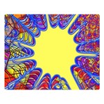 Explosion Big Bang Colour Structure One Side Premium Plush Fleece Blanket (Large) 80 x60  Blanket Front