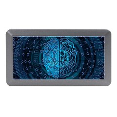 Artificial Intelligence Network Blue Art Memory Card Reader (mini) by Semog4