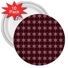 Pattern 150 3  Buttons (10 Pack)  by GardenOfOphir