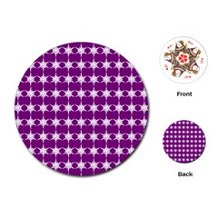 Pattern 154 Playing Cards Single Design (round) by GardenOfOphir