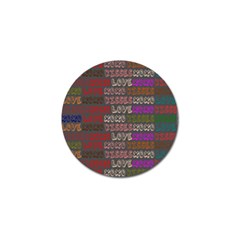 Pattern 311 Golf Ball Marker (10 Pack) by GardenOfOphir