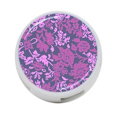 Background Pattern Flower Texture 4-port Usb Hub (two Sides) by Semog4
