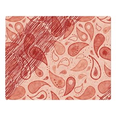 Tribal Background Pattern Texture Design One Side Premium Plush Fleece Blanket (large) by Semog4