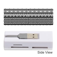 Tribal Zentangle Line Pattern Memory Card Reader (stick) by Semog4