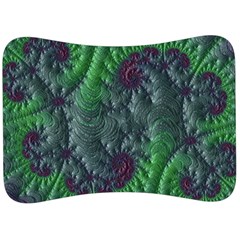 Fractal Floral Background Planetary Velour Seat Head Rest Cushion by Semog4