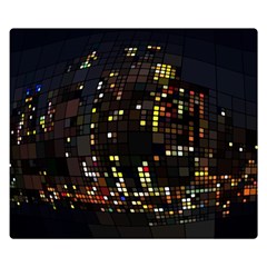 Abstract Visualization Graphic Background Textures One Side Premium Plush Fleece Blanket (small) by Jancukart