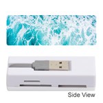 Tropical Blue Ocean Wave Memory Card Reader (Stick) Front