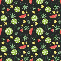 Watermelon Berry Patterns Pattern Play Mat (rectangle) by Jancukart